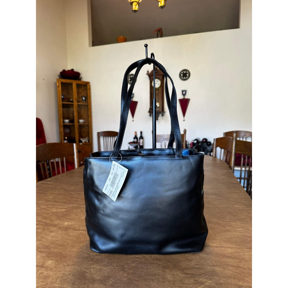 Gianni Versace Black Leather Medusa Tote Bag - Picture 5 of 13